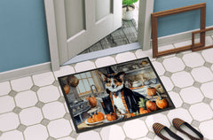 Corgi Fall Kitchen Pumpkins Doormat