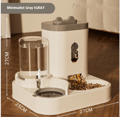 2-in-1 Automatic Pet Feeder & Water Dispenser
