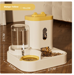 2-in-1 Automatic Pet Feeder & Water Dispenser