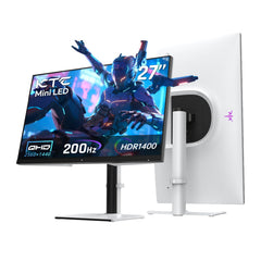 KTC 27 Inch QHD Gaming Monitor 220Hz, 2K Fast IPS with Speakers, H27T22C-3