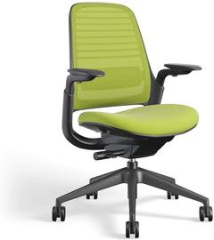 Steelcase Series 1 Ergonomic Office Chair, Carpet Floors, Licorice