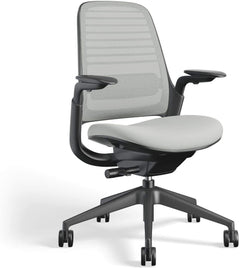 Steelcase Series 1 Ergonomic Office Chair, Carpet Floors, Licorice