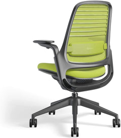 Steelcase Series 1 Ergonomic Office Chair, Carpet Floors, Licorice