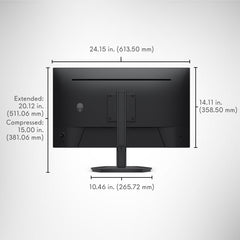 Alienware 34 Curved Gaming Monitor – AW3425DWM - 34-inch WQHD 180Hz 1ms Display, 1500R, AMD FreeSync Premium, VESA AdaptiveSync.