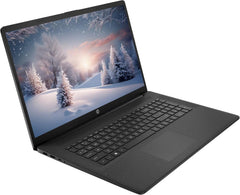 HP 17.3" Business Laptop Computer, 32GB RAM 1.2TB Storage (1TB SSD + 256GB Docking Station), 10-Core Intel Core i5, Windows 11 Pro with Microsoft Office, PLUSERA Earphones, Black