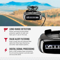 Cobra RAD 490i Laser Radar Detector, New Model with Long Range Detection