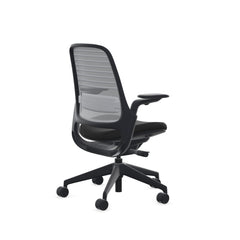 Steelcase Series 1 Ergonomic Office Chair, Carpet Floors, Licorice