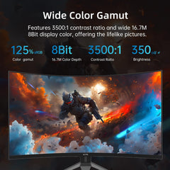 KTC 27 Inch QHD Gaming Monitor 220Hz, 2K Fast IPS with Speakers, H27T22C-3