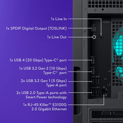 Alienware Aurora Gaming Desktop, RTX 5070, Intel Core Ultra 7 265F