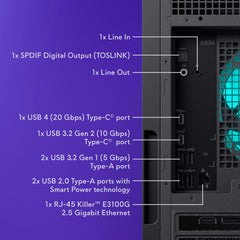Alienware Aurora Gaming Desktop, RTX 5070, Intel Core Ultra 7 265F