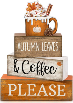 Lineshading 4 Pcs Pink Halloween Tiered Tray Decor, Wooden Ghost Signs