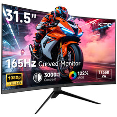 KTC 27 Inch QHD Gaming Monitor 220Hz, 2K Fast IPS with Speakers, H27T22C-3