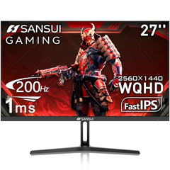 SANSUI 24 Inch Curved 160Hz Gaming Monitor,1500R Curved Gaming Monitor