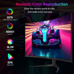 KTC 27 Inch QHD Gaming Monitor 220Hz, 2K Fast IPS with Speakers, H27T22C-3