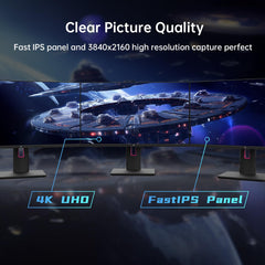 KTC 27 Inch QHD Gaming Monitor 220Hz, 2K Fast IPS with Speakers, H27T22C-3