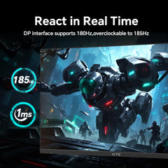 KTC 27 Inch QHD Gaming Monitor 220Hz, 2K Fast IPS with Speakers, H27T22C-3