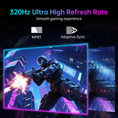 KTC 27 Inch QHD Gaming Monitor 220Hz, 2K Fast IPS with Speakers, H27T22C-3