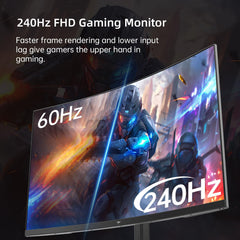 KTC 27 Inch QHD Gaming Monitor 220Hz, 2K Fast IPS with Speakers, H27T22C-3