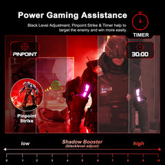 SANSUI 24 Inch Curved 160Hz Gaming Monitor,1500R Curved Gaming Monitor