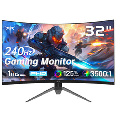 KTC 27 Inch QHD Gaming Monitor 220Hz, 2K Fast IPS with Speakers, H27T22C-3