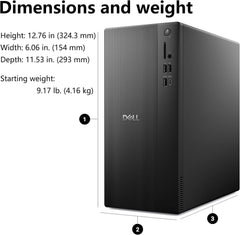 Dell Pro Tower Desktop PC Business Computer, 16GB DDR5, 512GB SSD