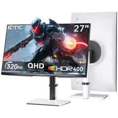 KTC 27 Inch QHD Gaming Monitor 220Hz, 2K Fast IPS with Speakers, H27T22C-3