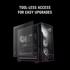 ASUS ROG G700 (2025) Gaming Desktop PC, Intel® Core™ Ultra 7 265F Processor, NVIDIA® GeForce RTX™ 5070, 1TB M.2 NVMe™ PCIe® 4 SSD, 32GB DDR5 RAM, Windows 11 Pro, G700TF-XS776