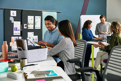 Steelcase Series 1 Ergonomic Office Chair, Carpet Floors, Licorice
