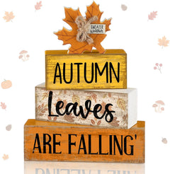 Lineshading 4 Pcs Pink Halloween Tiered Tray Decor, Wooden Ghost Signs