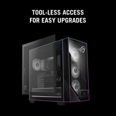 ASUS ROG G700 (2025) Gaming Desktop PC, Intel® Core™ Ultra 7 265F Processor, NVIDIA® GeForce RTX™ 5070, 1TB M.2 NVMe™ PCIe® 4 SSD, 32GB DDR5 RAM, Windows 11 Pro, G700TF-XS776