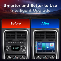 Double Din Car Stereo with 7" HD Touchscreen, Wireless Apple Carplay & Android Auto, Bluetooth, 240W, SWC, Subwoofer Output, Mirror Link, FM/AM Car Radio Receiver, Backup Camera