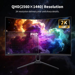 KTC 27 Inch QHD Gaming Monitor 220Hz, 2K Fast IPS with Speakers, H27T22C-3