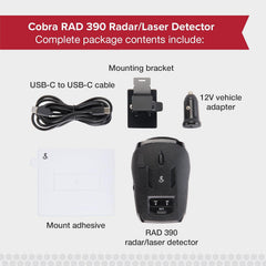 Cobra RAD 490i Laser Radar Detector, New Model with Long Range Detection