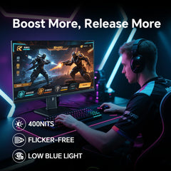 KTC 27 Inch QHD Gaming Monitor 220Hz, 2K Fast IPS with Speakers, H27T22C-3