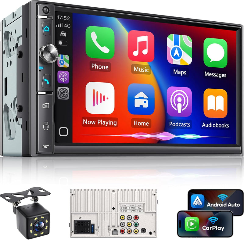 Double Din Car Stereo with 7