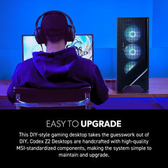 msi Codex Z2 Gaming Desktop, AMD R7-8700F, RTX 5070, 32GB DDR5, 2TB SSD