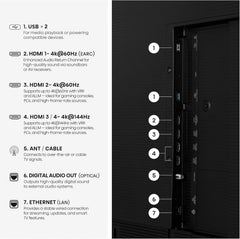 Hisense 85“ Hi-QLED 4K S7 CanvasTV Series Google Smart Art TV (85S7SG, 2026 New) - 144Hz, Art Gallery, Dolby Vision HDR, Anti-Glare Panel, Hi-Matte Display, Frame & UltraSlim Wall Mount Included