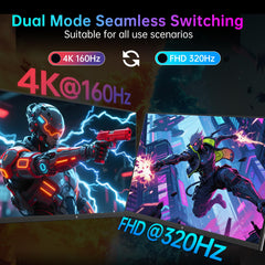 KTC 27 Inch QHD Gaming Monitor 220Hz, 2K Fast IPS with Speakers, H27T22C-3