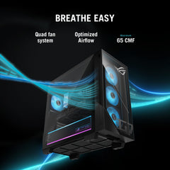ASUS ROG G700 (2025) Gaming Desktop PC, Intel® Core™ Ultra 7 265F Processor, NVIDIA® GeForce RTX™ 5070, 1TB M.2 NVMe™ PCIe® 4 SSD, 32GB DDR5 RAM, Windows 11 Pro, G700TF-XS776