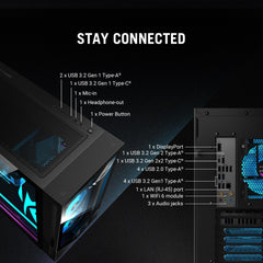 ASUS ROG G700 (2025) Gaming Desktop PC, Intel® Core™ Ultra 7 265F Processor, NVIDIA® GeForce RTX™ 5070, 1TB M.2 NVMe™ PCIe® 4 SSD, 32GB DDR5 RAM, Windows 11 Pro, G700TF-XS776