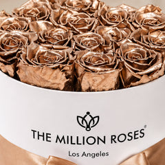 Classic White Box | Gold Roses