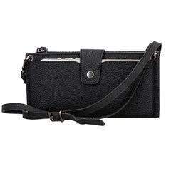Kaycee Leather Women's Cell Phone Wallet with Strap